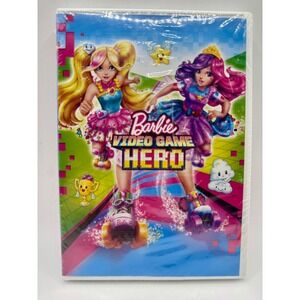 Barbie Video Game Hero DVD New Sealed Pink Roller Skating Movie 2017 Children
